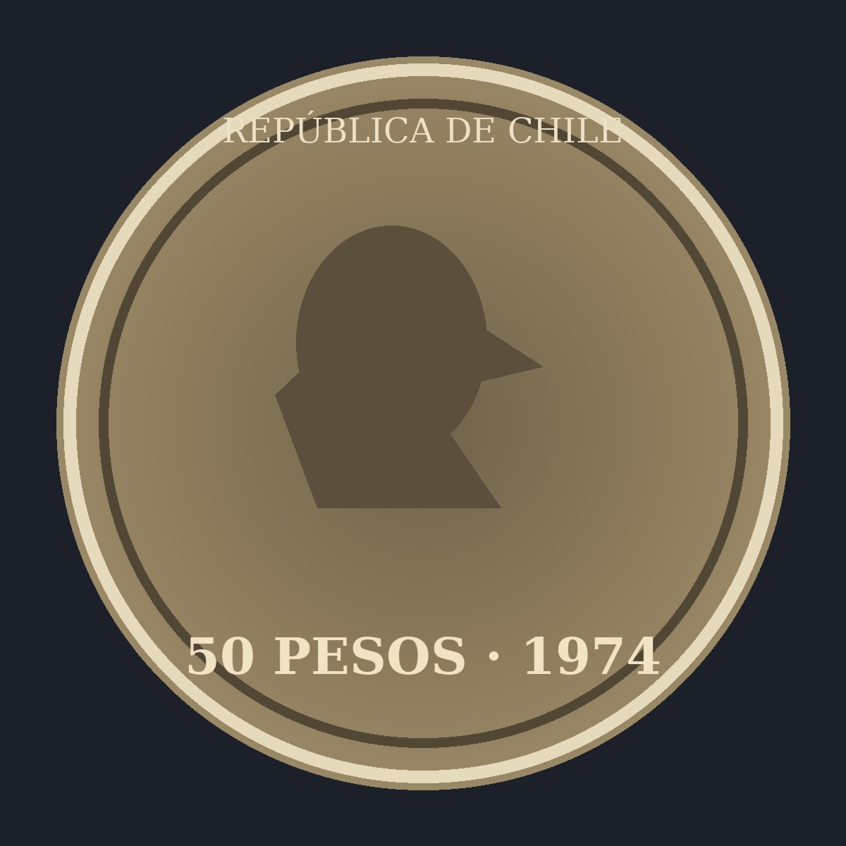 Chile · Peso de plata de 1882